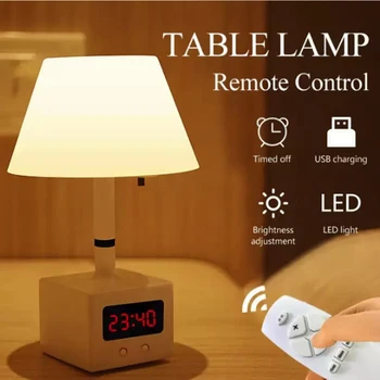 

LED Booklight Reading Light LED Remote Control Desk Lamp Portable USB Rechargeable Home Decor Eye-Care Three-Step Timing Study