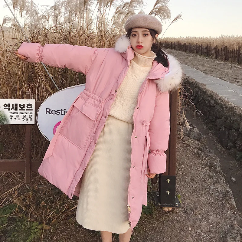 

Cotton Coat Women's 2019 New Style Clothes Winter Coat Mid-length down Coat Dongdaemun INS Korean-style down Feather Cotton-padd