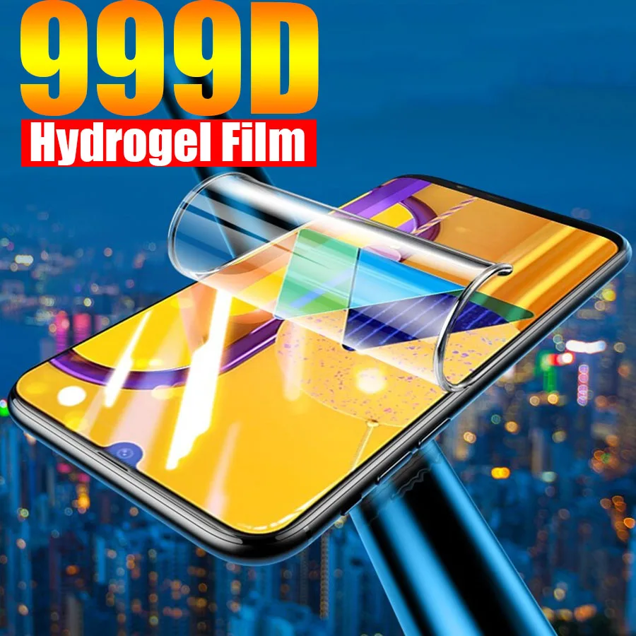 Мягкая силиконовая Гидрогелевая пленка 999D из ТПУ для Samsung Galaxy Note 20 Ultra A51 A71 S20 S21 Plus