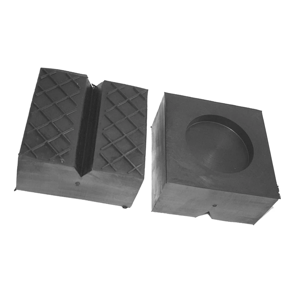 Car Repair Tool Rubber Jack V-Slotted Lifting Pad Support Block 100*100*50mm durable and practical