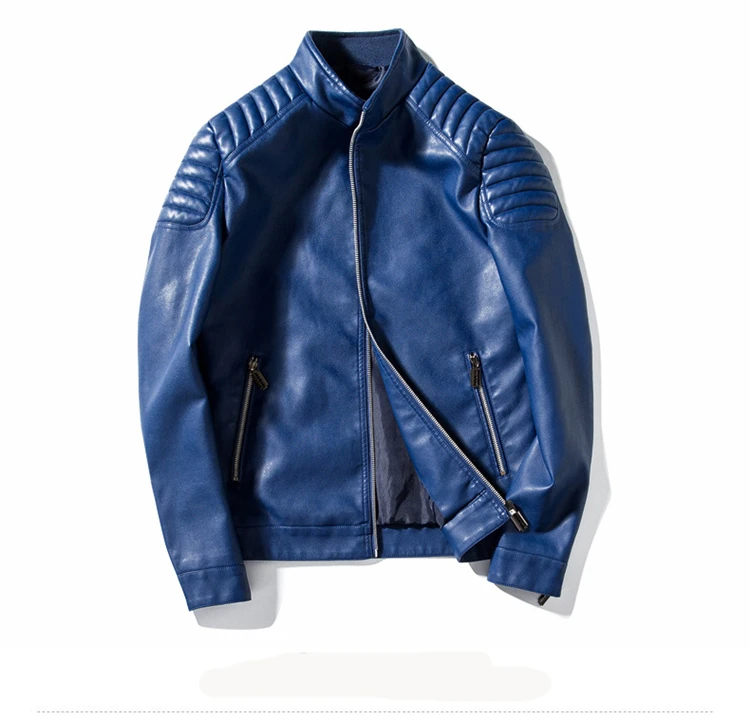 Mountainskin, мужские кожаные куртки, осенне-зимние пальто из искусственной кожи, Мужская Байкерская верхняя одежда, мотоциклетная тонкая куртка M~ 4XL SA806