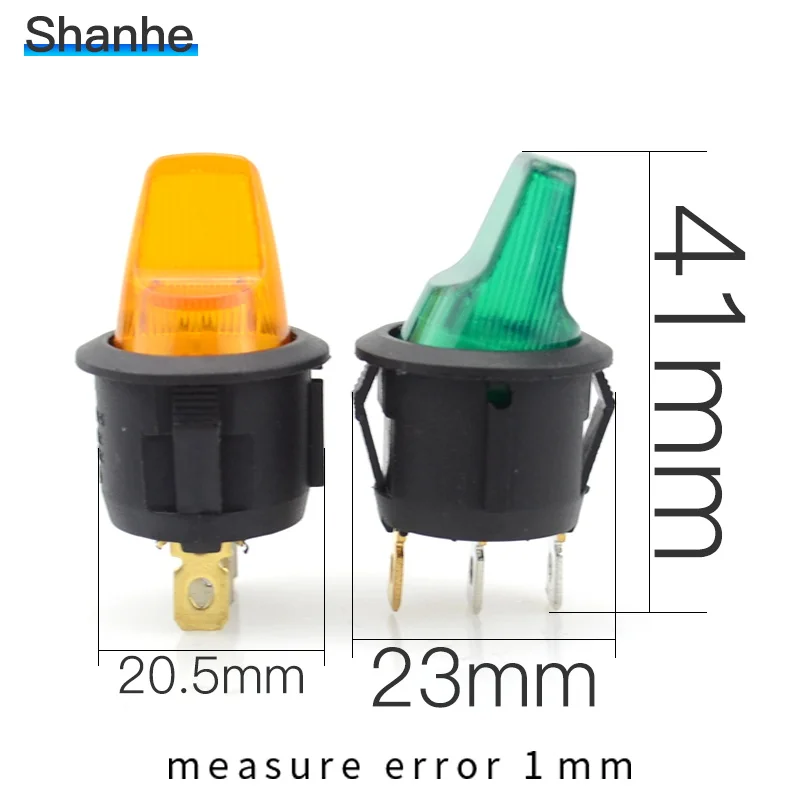 2 шт. кулисный переключатель с 12v подсветкой Лампы 10a/125vac 6a/250vac|lamp switch|switch switchswitch |