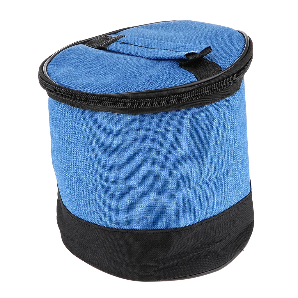 Blue (16x17mm) Изолированная сумка для обеда с регулируемым плечевым ремнем для работы, пикника, пляжа, кемпинга-мягкая герметичная подкладка - Цвет: Blue (16x17mm)