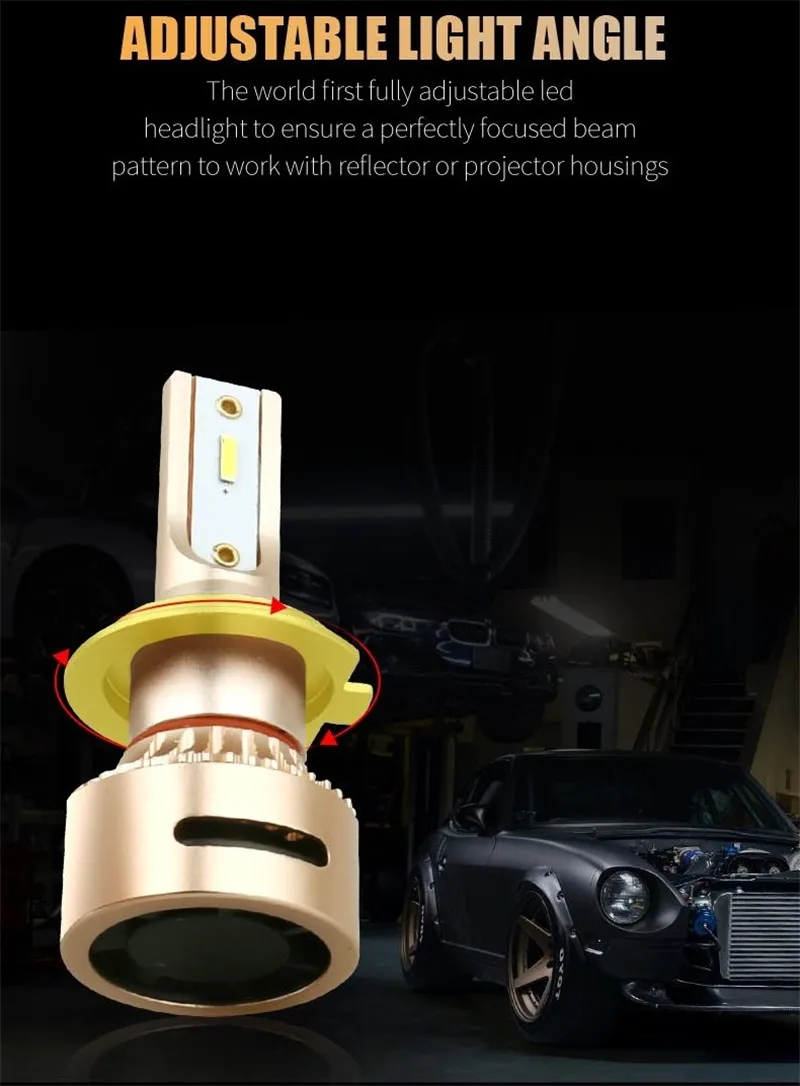 DHL 50 комплектов светодиодный головной светильник 12V 50W H1 H7 H11 авто светодиодный лампа светильник 9005 9006 H4 светодиодный