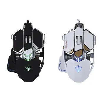 

G10 10D 4000DPI Optical USB Wired Game Mouse 10 Buttons Mechanical Metal Stylish Mouse For Gaming Contest Computer Mouse