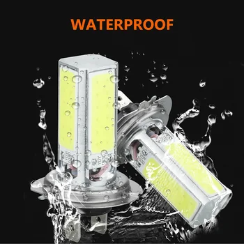 

White H7 DC 12V LED Light Car Truck Parts Accessories 2pcs Fog Light Kit