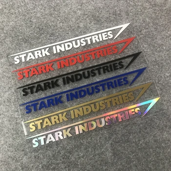 

1 pair Car Styling Vinyl Auto Body Motorcycle Head Tank Bike Laptop Helmet Sticker for STARK INDUSTRIES
