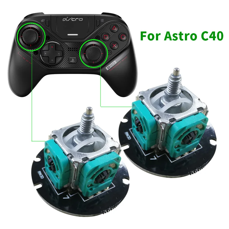 2 Buah 3D Analog Joystick Grip Stick 
