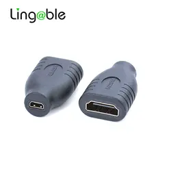 Lingable HDMI Female to Micro HDMI Female адаптер HDMI A to D разъем конвертер удлинитель для планшета камеры