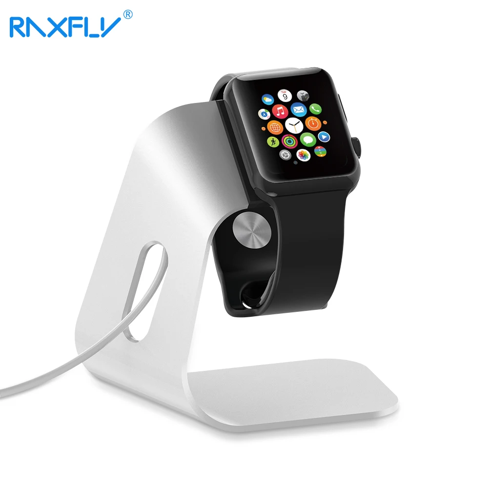 Держатель зарядного устройства Raxfly для умных часов Apple Watch металлическая