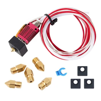 

Creality 3D Printer Extruder Assembled MK8 Hot End Sprinkler Kit for Creality CR-10 CR-10S S4 S5 3D Printer 24V