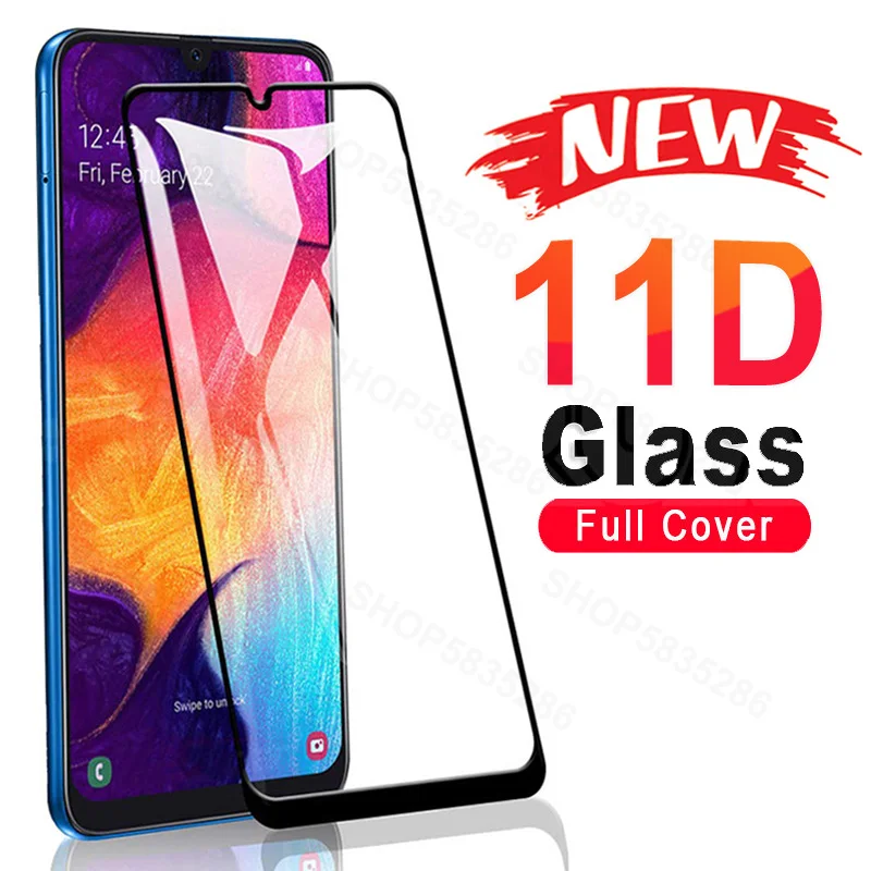 Закаленное стекло 11D для Samsung Galaxy A01 Core A11 A21 A31 A41 A51 A71 защитная пленка экрана M11 M21 M31