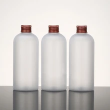 20 шт 330 мл пустой матовый прозрачный пластиковый ПЭТ бутылка-контейнер для косметики алюминиевая крышка для бутылки жидкий штекер