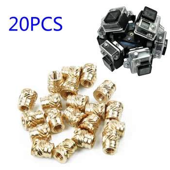 

20x Heat-Set Screws M3 3mm M3-0.5 Brass Threaded Metal Thermosetting Screw Insert 3D Print Long Accessories