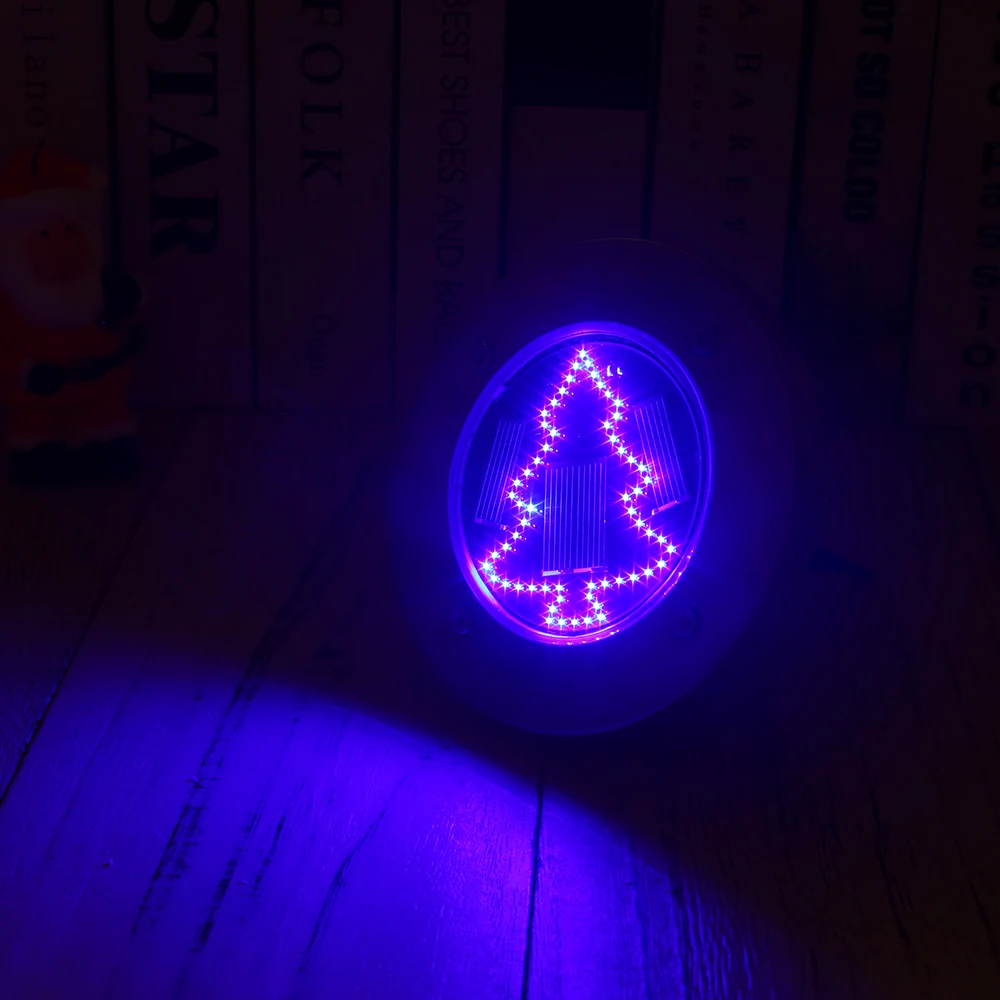 Eco-Friendly Durable Street 60LED Security Outdoor Gutter Buried Light Solar Power Garden Decking Home Christmas Tree Path Way