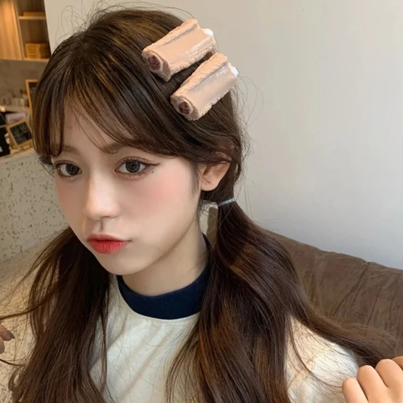 Simulation Food Hairpins for Women Edamame Ribs Kelp Hair Clip Funny Exaggerated Design Accessory Kids | Красота и здоровье