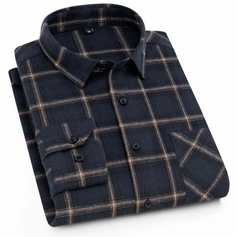 Мужские рубашки с длинными рукавами в клетку с принтом Camisa, высокое качество, однобортные модные рубашки Vestido