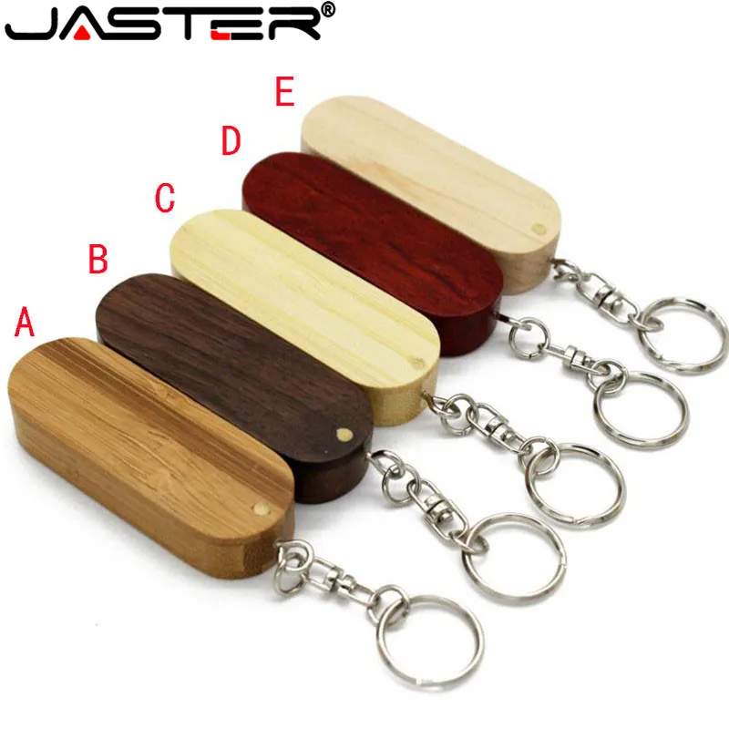 JASTER деревянный вращающийся USB флеш накопитель карта памяти 4 ГБ 16 32 64 usb 1 шт.|32gb