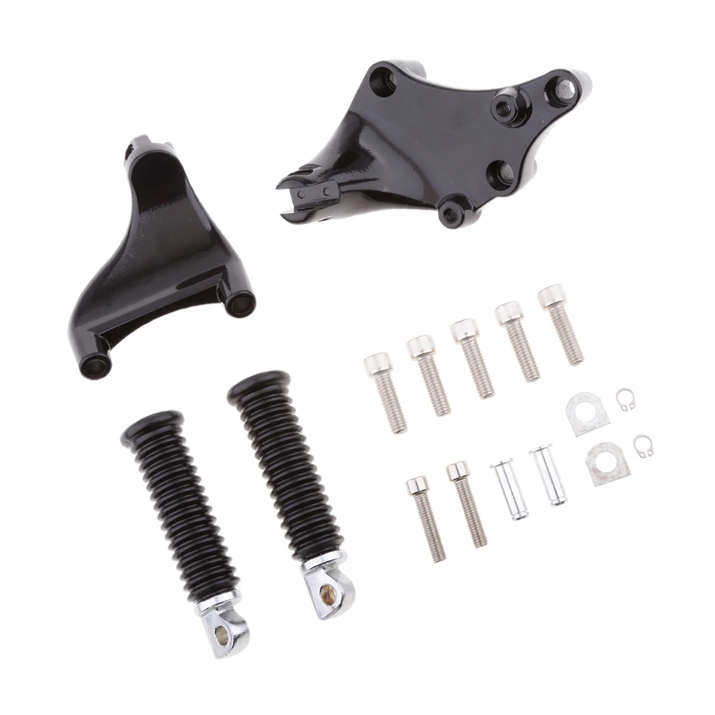 Rear Passenger Foot Peg Pedal Mount For  883 1200 XL 2014-2016-Black