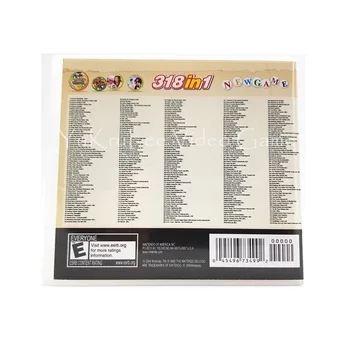

318 in 1 DS Video Game Cartridge Console Card Compilation All In 1 for Nintendo DS 3DS 2DS