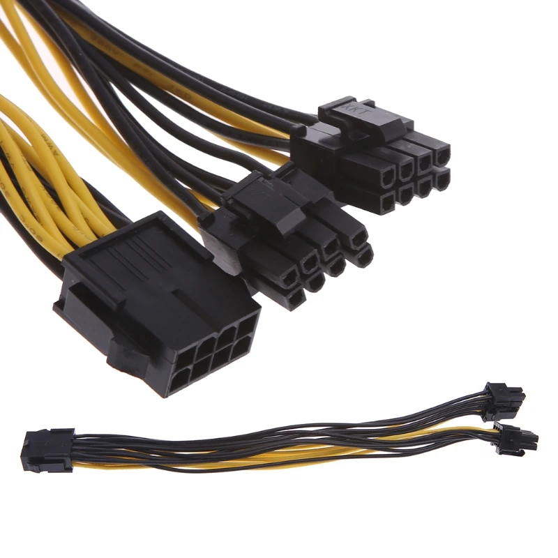 25cm 8 Pin to 8 Pin ATX EPS Male to Female Power Extension PSU Mainboard Power 2