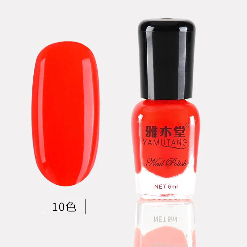 6ml-30colors лак для ногтей на водной основе, не содержит альдегида, Защита окружающей среды, зеркало, разрывающий пилинг, лак для ногтей, набор, bling - Цвет: 10