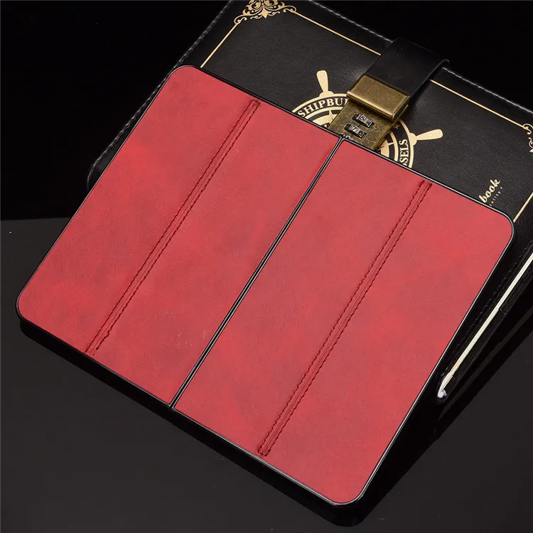 Premium Suture Soft Edge PU Leather Phone Cover for Dual-Screen Protection