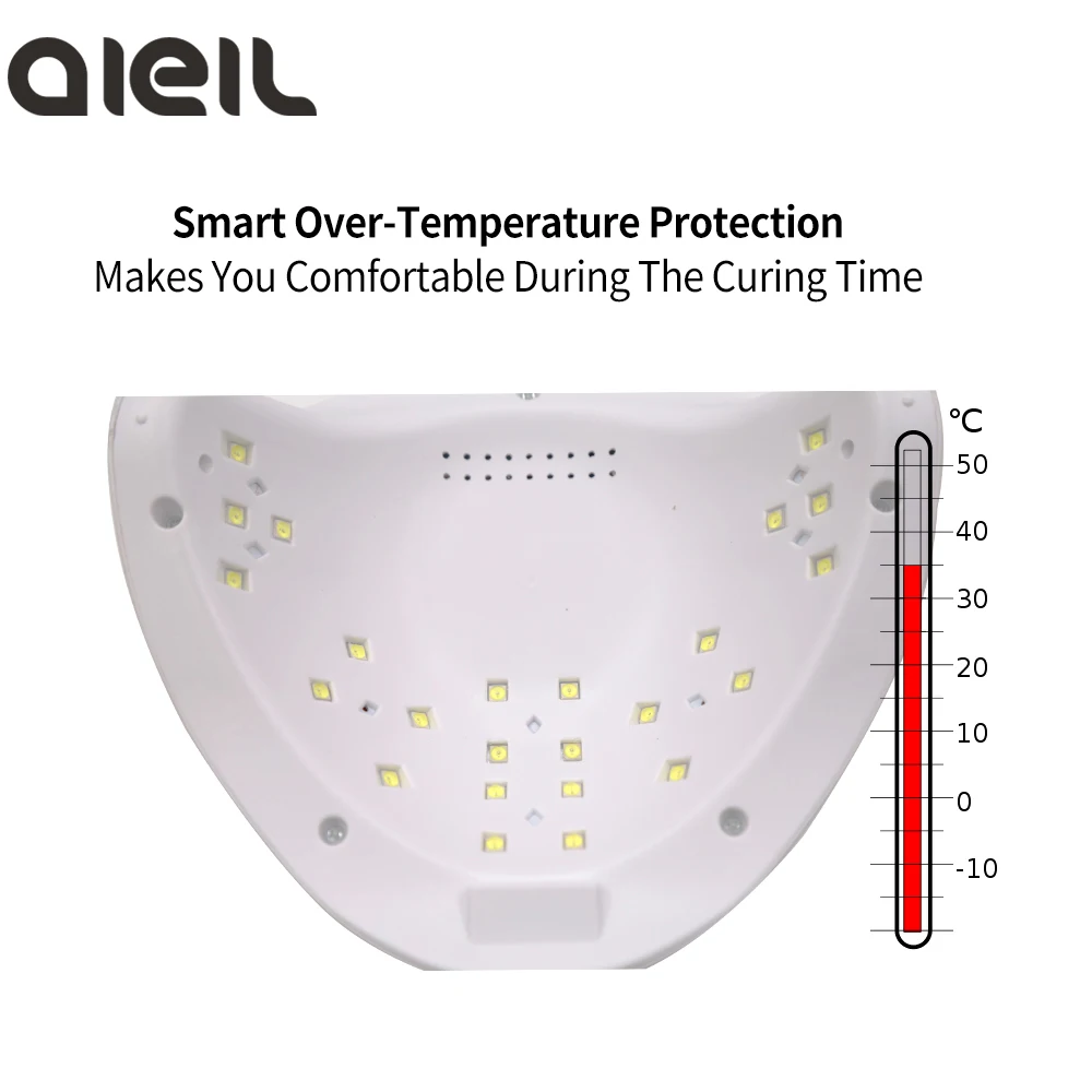 SUN 5 лампа для сушки ногтей, СВЕТОДИОДНЫЙ УФ-светильник, 48 Вт, автоматический датчик, ЖК-дисплей, лампа для отверждения ногтей, Гель-лак, Маникюрный Инструмент
