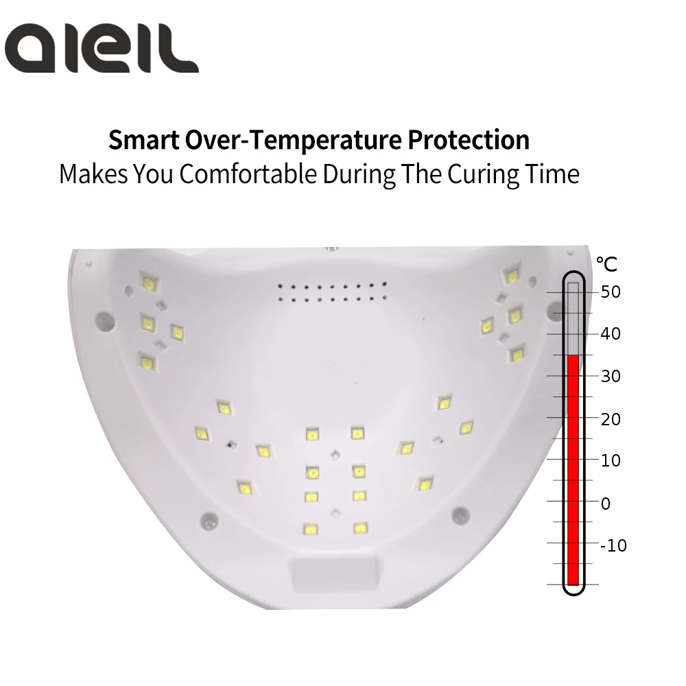  SUN 5 Nail Dryer Lamp For Nail LED UV Lamp 48W Automatic Sensor LCD Time Display Nail Lamp For Curi
