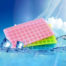 60 сетки кубик льда DIY ручной работы Инструменты для мороженого форма алмаза форма для льда летняя коробка для льда кухонный инструмент безопасный Силиконовый