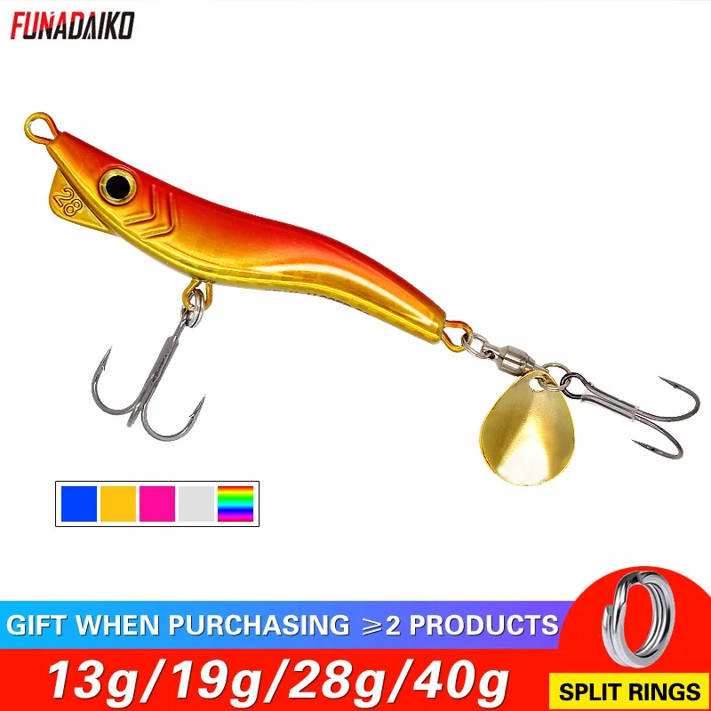 FUNADAIKO приманка для джиггинга берега искусственная креветка VIB 13 г 19 28 40