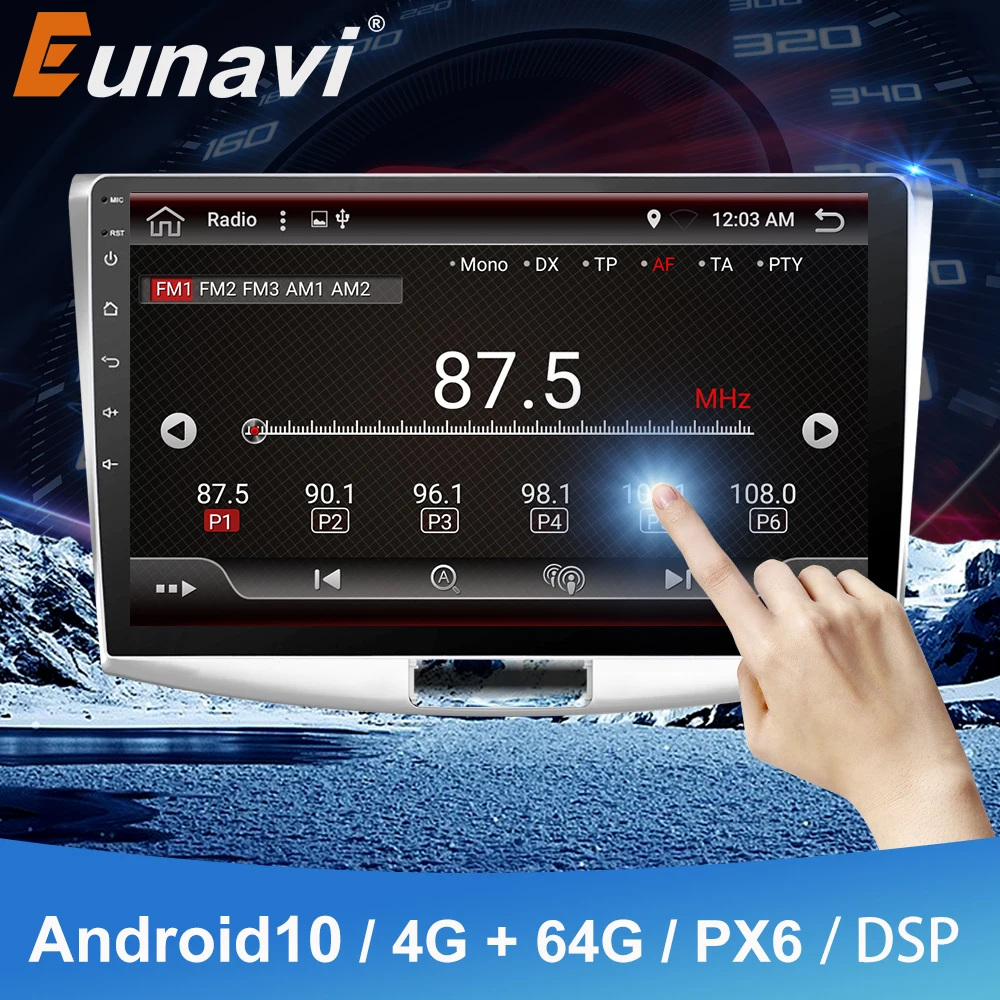 Автомагнитола Eunavi 2 Din Android для VW Volkswagen Passat B6 2012-2016 мультимедийный плеер MAGOTAN CC