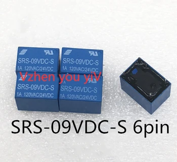 

power relay for SONGLE SRS-09VDC-S 9VDC new original one open one close 1A 120vac/24vdc 6-pin