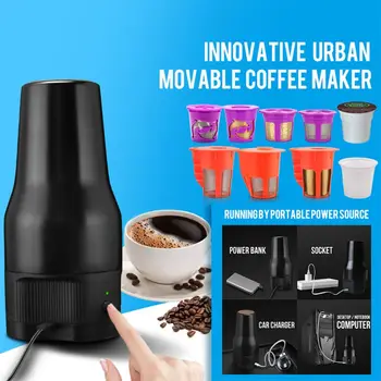 

Mini Automatic Capsule Portable Coffee Machine Outdoor Pot