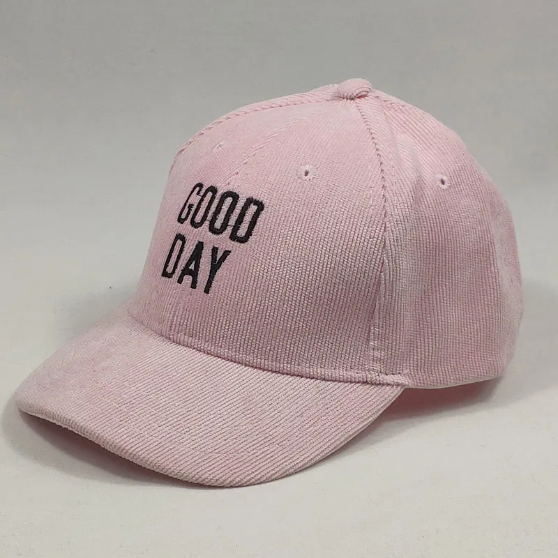 Детская Вельветовая регулируемая бейсболка Good Day для мальчиков и девочек 2 8