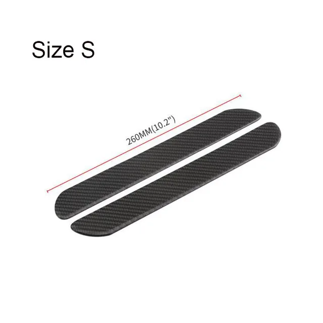 Car Door Sill Scuff Plate Universal Auto Entry Threshold Cover Panel Carbon Fiber Step Protective Decorative Sticker Guard S