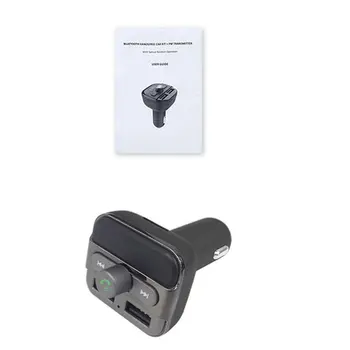 

Portable Multi-Function Bt20 Car Mp3 Player Hands-Free Fm Transmitter Dual Usb Car Charger Tf Card To Mp3