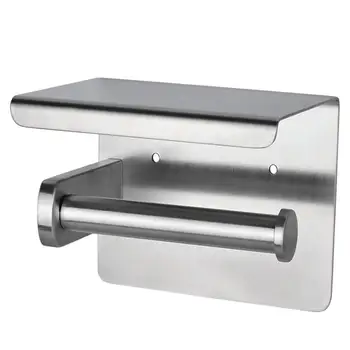 

Toilet Paper Holder Waterproof Wall Mounted Paper Tray Roll Paper Tube Storage Box Tissue Box Shelf Bathroom Kitchen Accessory