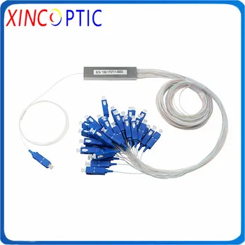 

0.9mm Steel Tube 1x32 SC/UPC Fiber Optic PLC Splitter Mini Blockless 1*32 SC UPC Connector Fiber Optic PLC Splitter