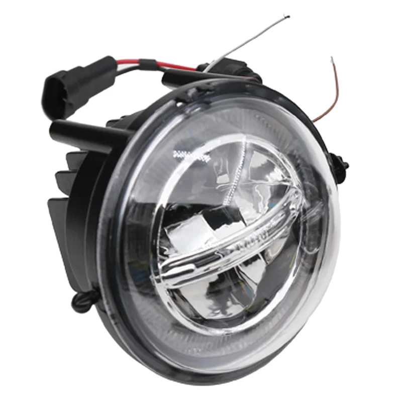  2Pcs LED Fog Lamp with Angel Eyes DRL LED Daytime Running Lights for BMW Mini Cooper R55 R56 R57 R5 - 4000362310586