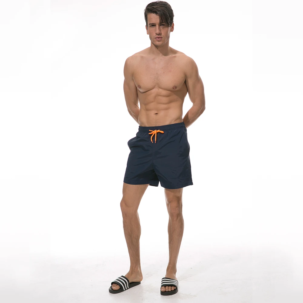 Мужские быстросохнущие пляжные Мужские шорты для купания Брюки купальники пляжные шорты тонкий носить с карман короткие штаны для 2018