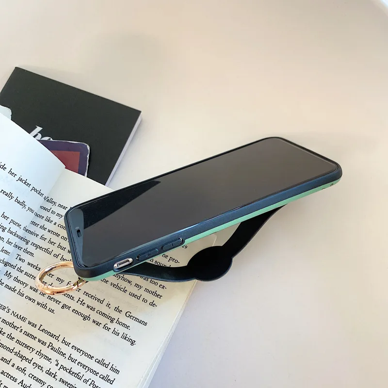 Чехол для телефона с ремешком на запястье iPhone XR, 8 plus, блестящая сторона Mate20