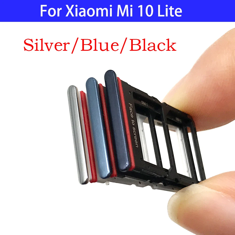 20 шт./лот Micro Nano SIM держатель карты лоток слота адаптер гнездо для Xiaomi Mi 10 Lite |