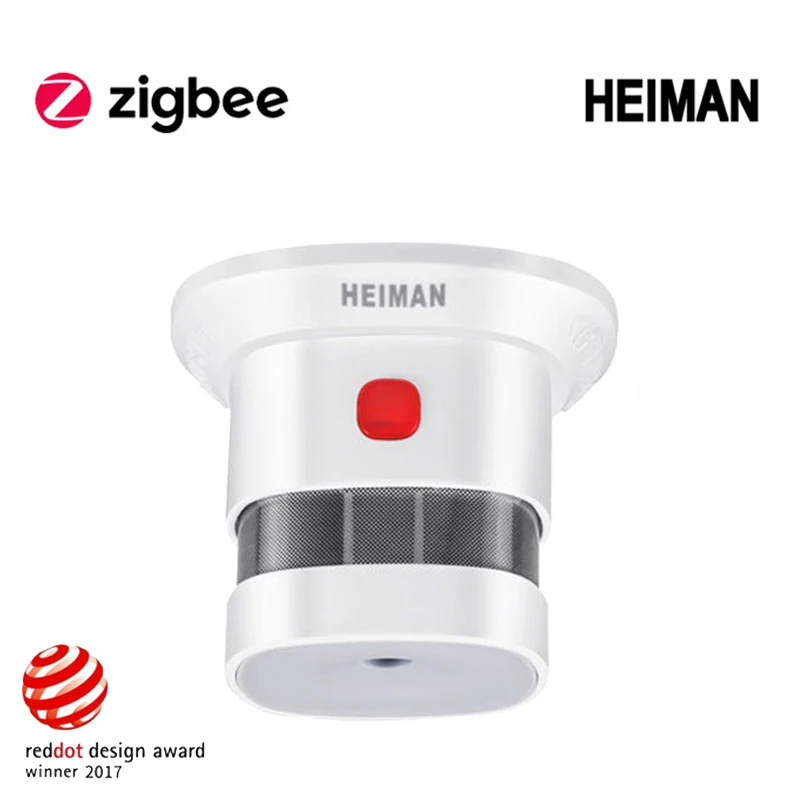 

HEIMAN Wireless Zigbee Smart Anti-fire Alarm Smoke Sensor Smart Home Sensors 2.4GHz High sensitivity Bulit In Battery