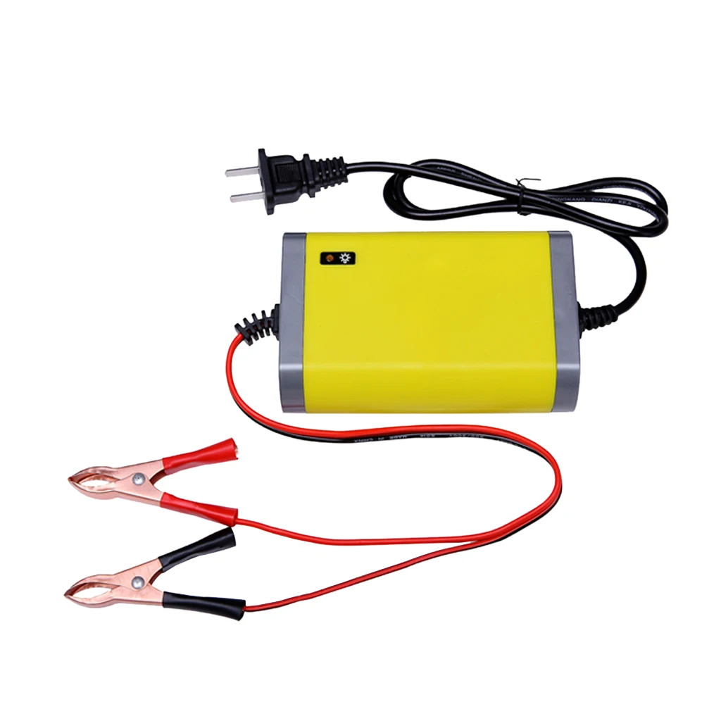 12V 2A автомобильное зарядное устройство для мотоцикла Интеллектуальный портативный адаптер желтый