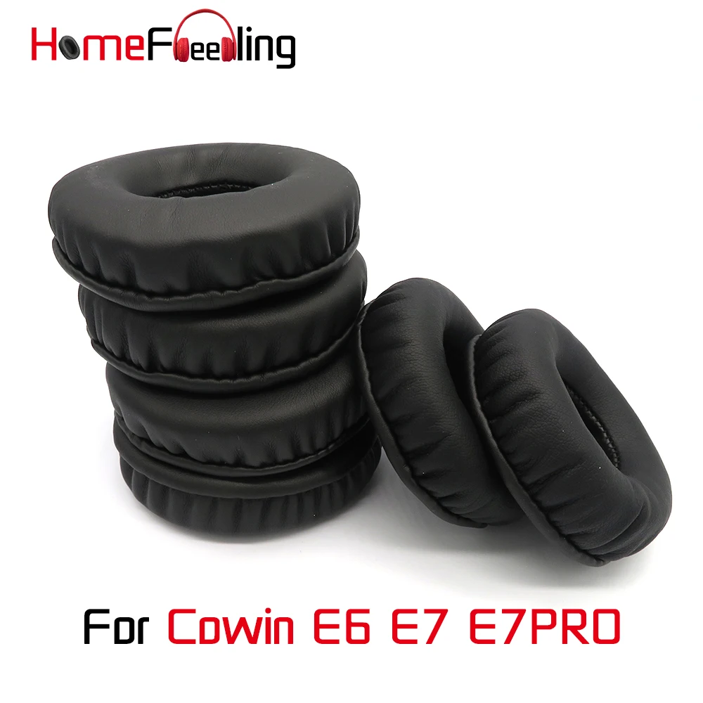 

Homefeeling Ear Pads For Cowin E6 E7 E7pro Earpads Round Universal Leahter Repalcement Parts Ear Cushions