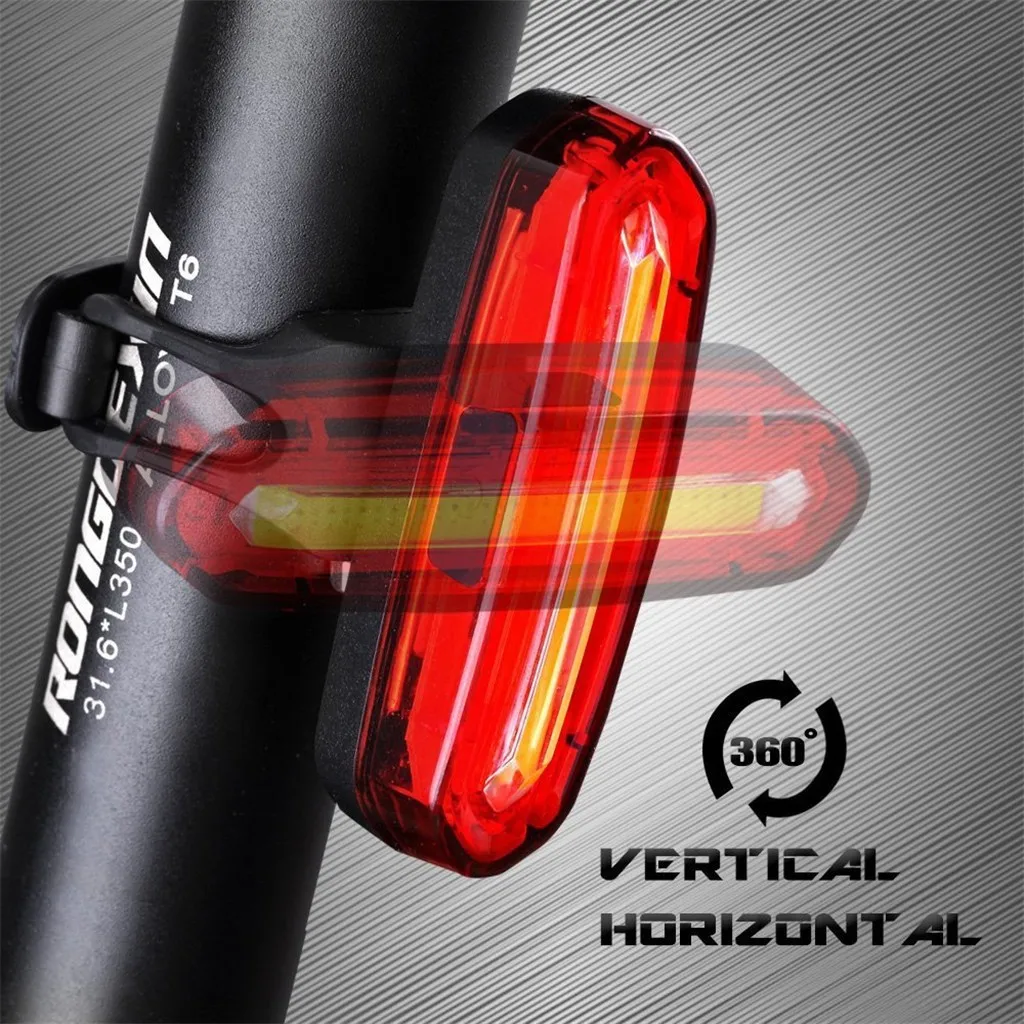 Задний фонарь для велосипеда Водонепроницаемая задняя фара светодиодная Usb заряжаемые ходовые огни для горного велосипеда велосипедный фонарь задний фонарь для велосипеда