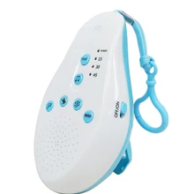 Voice-Sensor Auto-Off-Timer Baby-Monitor Noise-Machine White with 8-Soothing Sound Record