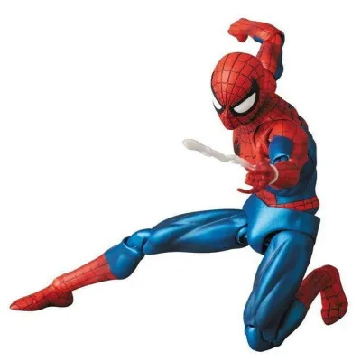 

Marvel Spider Man Mafex 075 the Amazing SpiderMan Comic Ver Joints Movable Figure Model Toys 16cm