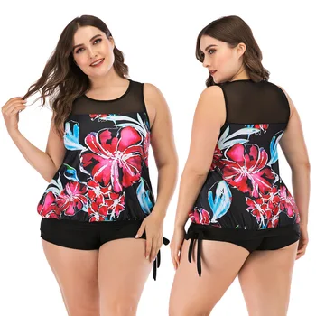 

Bikini For Women 2020 Women's Swimsuit Sexy Bathing Suit Closed Female Fat Woman Suits Cup Print Polyester Sierra Surfer 2018
